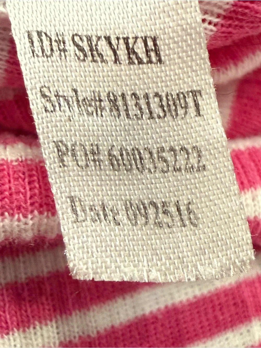 Lauren Ralph Lauren Nightgown Sleepshirt Striped Cotton Blend LRL Monogram Small